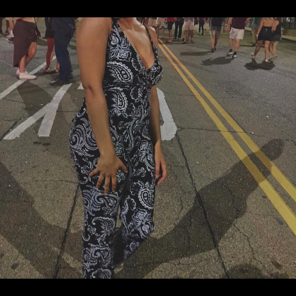 Black and White Jumpsuit